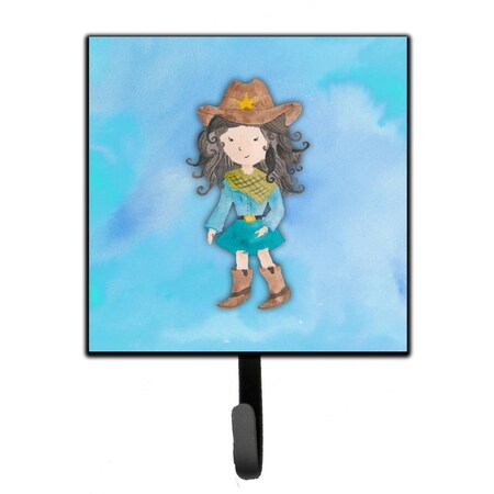 Carolines Treasures Cowgirl Watercolor Leash or Key Holder BB7367SH4